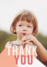 Featured Thanks (Photo) by Paperless Post