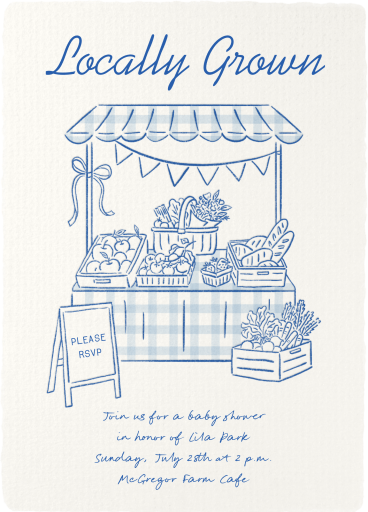 Locally Grown - Baby Shower Invitation by Paperless Post