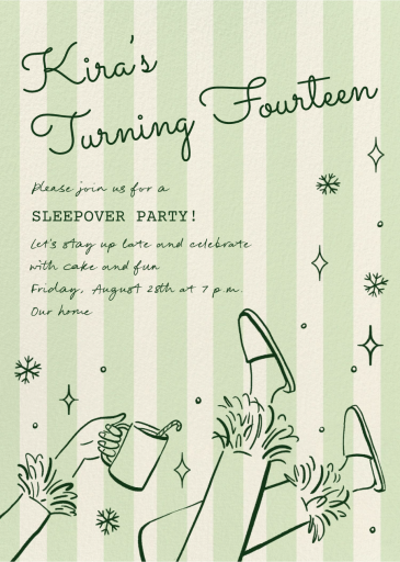 Holiday Pajamas - Birthday Invitation by Paperless Post