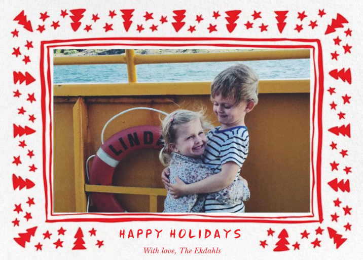 Forest Eve (Photo) - Holiday Card by Linda and Harriett