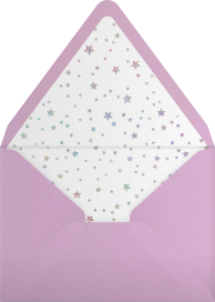 Pastel Unicorn Heart Invitation Envelope