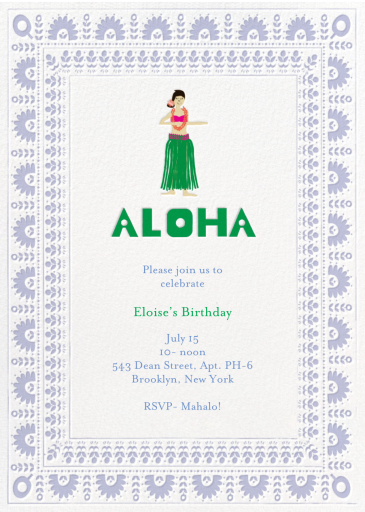 Pineapple Cake - Birthday Invitation by Mr. Boddington's Studio