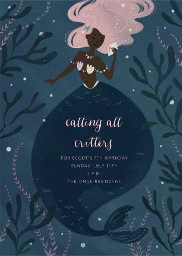 Mermaid Hideaway - Birthday Invitation by Paperless Post