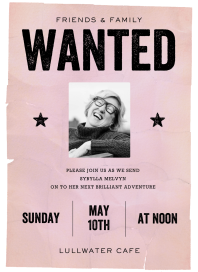 Most Wanted - Retirement and Farewell Party Invitation by Paperless Post