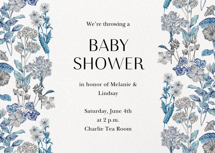 Poet’s Meadow - Baby Shower Invitation by Liberty