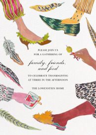 Pattern Mixer - Thanksgiving Invitation by Happy Menocal