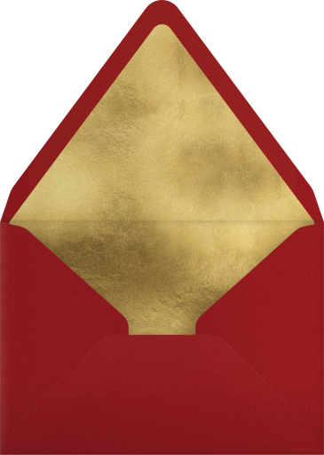 Holiday Golf Par-Tee Invitation Envelope