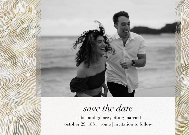 Aria (Photo Save the Date) by Kelly Wearstler