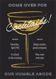 Cocktail Impression by Paperless Post