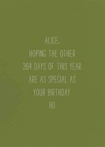 Ballet Birthday (Yelena Bryksenkova) by Red Cap Cards - Back