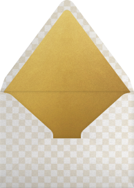 Gold Ticket - Paperless Post Envelope