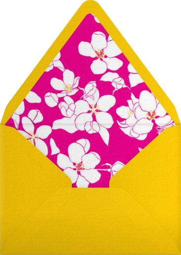 Golden Magnolias - Carolina Herrera Envelope