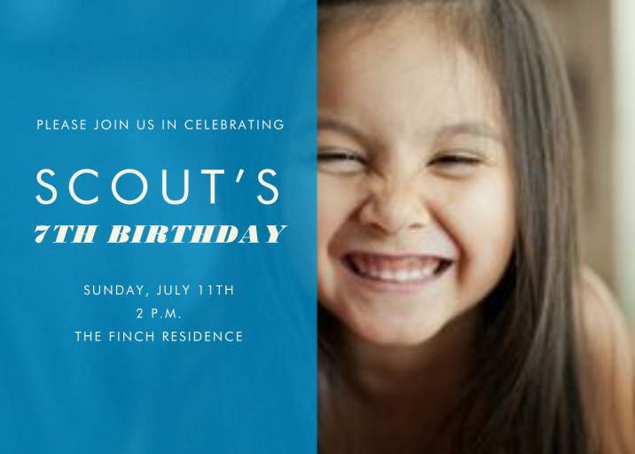 Horizontal Split by Paperless Post