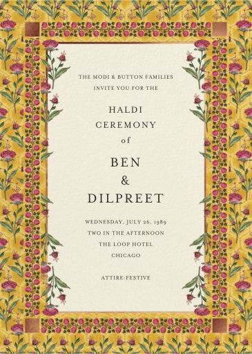 Nirvi - Invitation by Anita Dongre