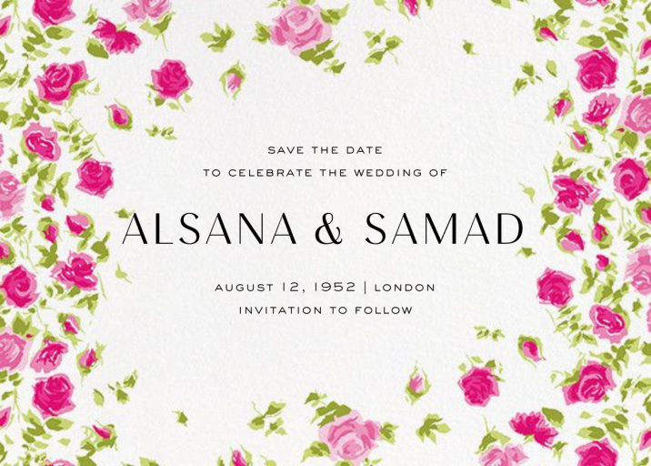 Ricardo's Bloom (Save the Date) - Invitation by Liberty