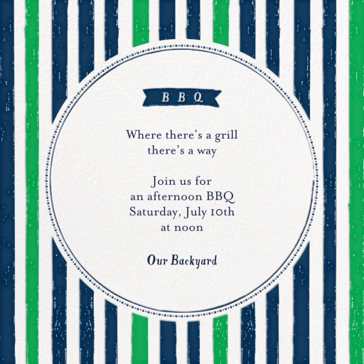I'll Take Two Burgers - Party Invitation by Mr. Boddington's Studio