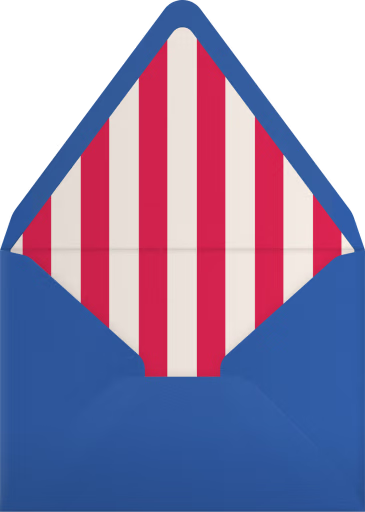 Bowling Pin Cutout - Meri Meri Envelope