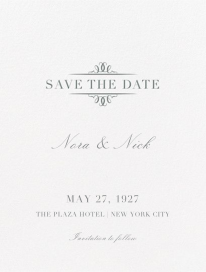 Cheverny (Save The Date) by Crane & Co.