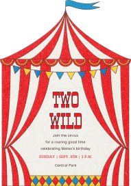 The Big Top - Birthday Invitation by Paperless Post