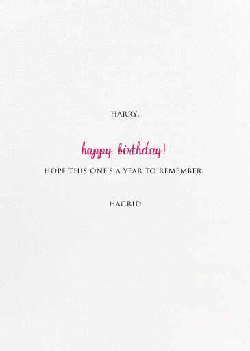 A Big Mackerel - Birthday Card by Mr. Boddington's Studio - Back