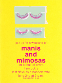 Hold onto your Lashes by Paperless Post