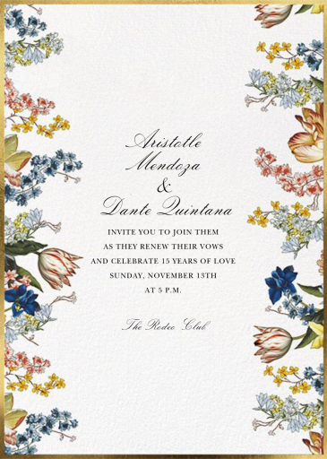 Adorned Aisle - Vow Renewal Invitation by Oscar de la Renta