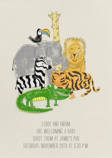 Safari Friends by Paperless Post