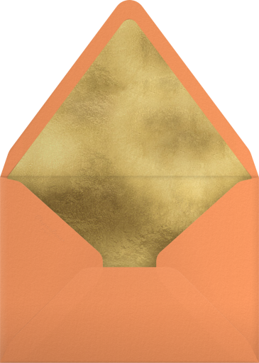 Celestial Cat Pumpkin Invitation Envelope