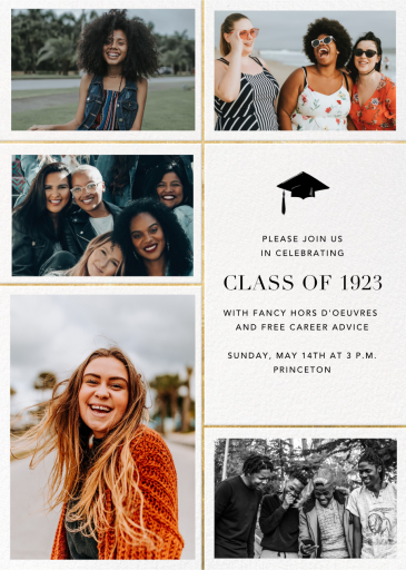 Quint - Graduation Party Invitation by Paperless Post