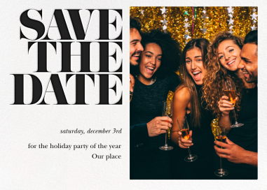 Vintage Book Save the Date (Photo) - Holiday Save the Date by kate spade new york