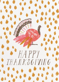 What a Beautiful Turkey - Thanksgiving Card by Mr. Boddington's Studio