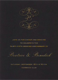 Numbers - Celebration Invitation by Bernard Maisner