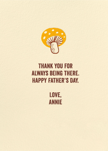 Fun Guy - Greeting Card by Hello!Lucky - Back