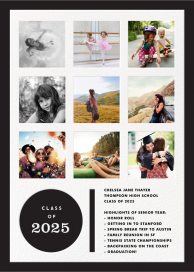 Academic Review - Graduation Announcement by The Indigo Bunting