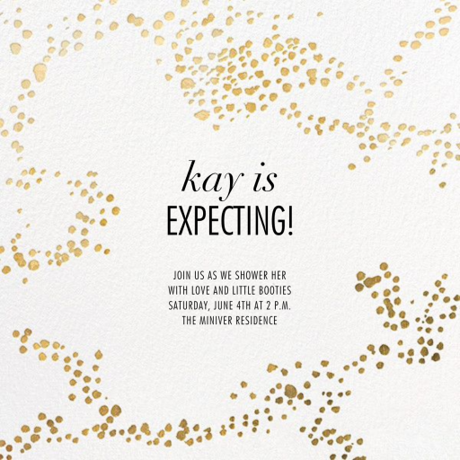 Metallic Paint Splatter by Kelly Wearstler