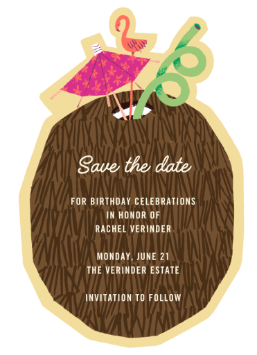 Lime in My Coconut - Save the Date by Paperless Post