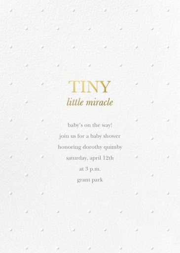 Little Miracle - Valentine's Day Invitation by Sugar Paper