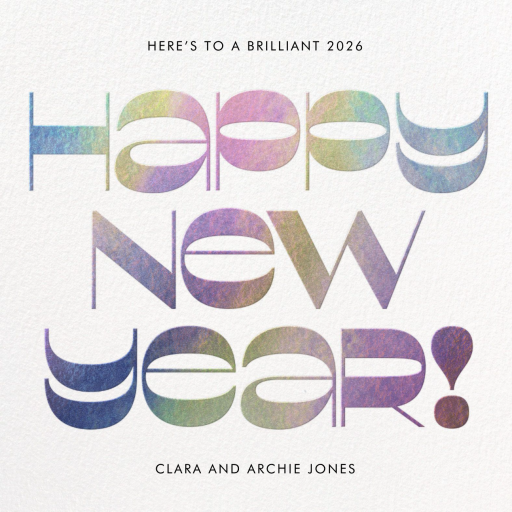 Groovy New Year's - New Year's Card by Paperless Post