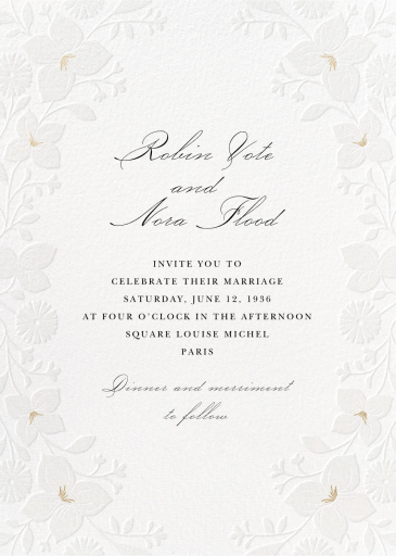 Pristine Petals - Invitation by Paperless Post