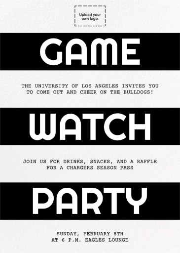 Team Stripes (Customizable Template) - Sports Invitation by Paperless Post