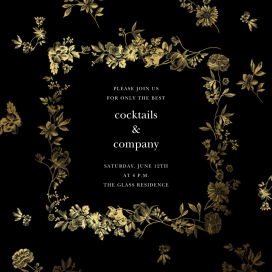 Royal Botanical - Dinner Party Invitation by Oscar de la Renta