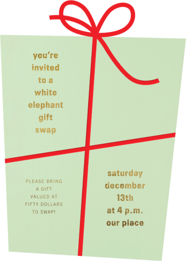 Jaunty Gift - Christmas Party Invitation by Paperless Post