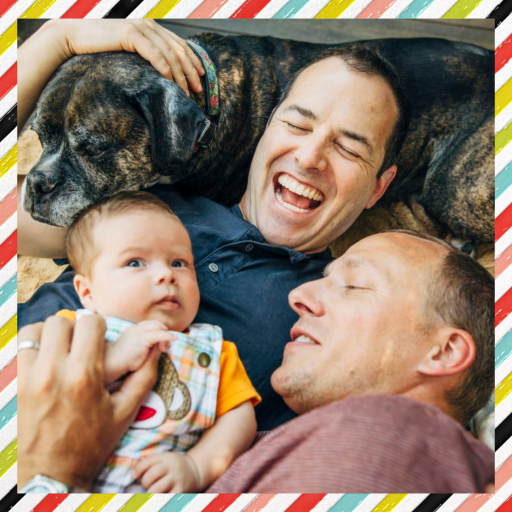 Fido's Knotted Stocking - Holiday Card by Mr. Boddington's Studio