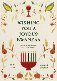 Kwanzaa Candles - Kwanzaa Card by Paperless Post