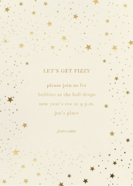 Stars and Sparkle - New Year's Eve Invitation by Sugar Paper