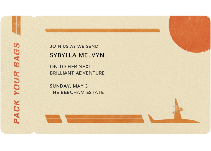 Boarding Pass - Business Invitation by Paperless Post