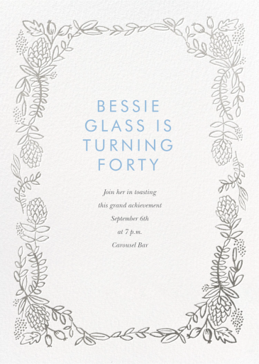 Botanical Lace - Birthday Invitation by Rifle Paper Co.