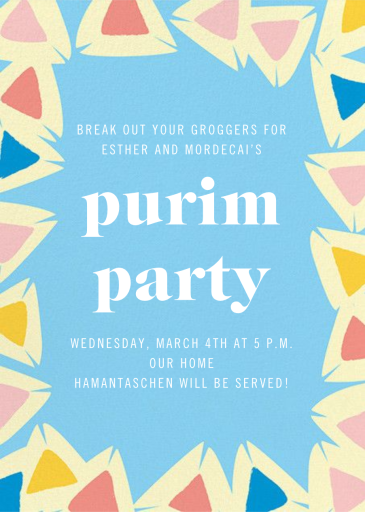 Hamantaschen Heap - Greeting Card by Paperless Post