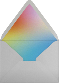 Raining Rainbows - Paperless Post Envelope
