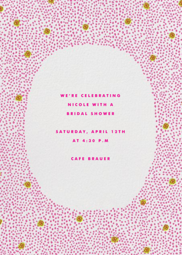Garden Flowers Invitations by The Indigo Bunting